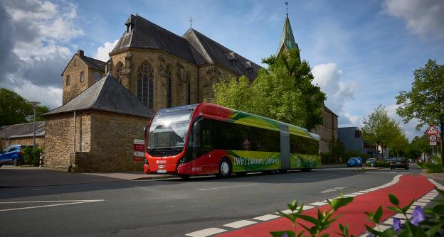 49 Citea’s SLFA-181 Electric voor pionier Osnabrück: grootste vloot van elektrisch gelede bussen in Duitsland