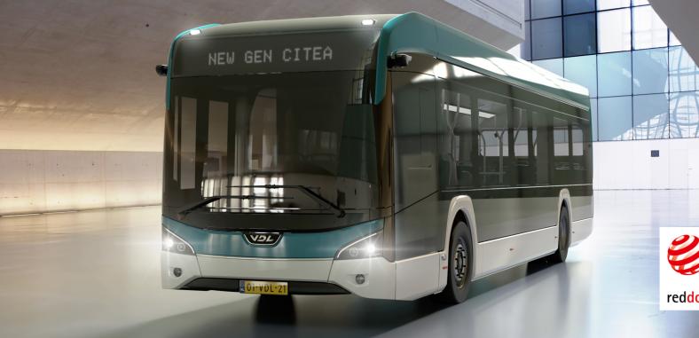 VDL Bus & Coach remporte à nouveau le prestigieux 'Red Dot' pour le design de la nouvelle génération de Citea