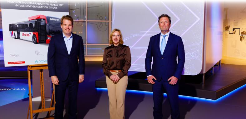 Poursuite de l'écologisation des transports publics par la province du Brabant septentrional et Arriva, avec 64 VDL Citea de nouvelle génération