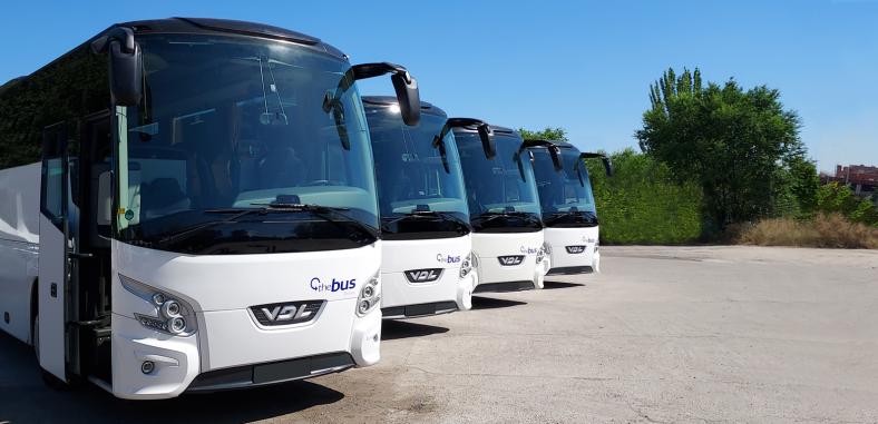 Nouvelle coopération en Espagne: VDL Bus & Coach livre 10 Futura à The Bus Ontime